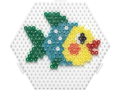 Hama Midi Perlebrett - Medium Hexagonal