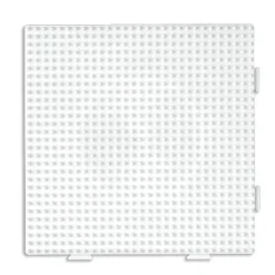 Hama Midi Perlebrett - Stor Kvadrat (hvit)