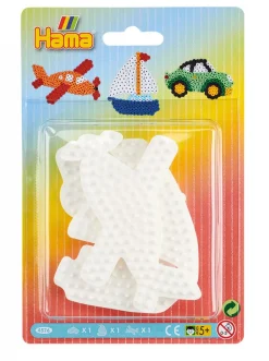 Hama Midi Perlebrett 3-Pakning - Bil, Båt og Fly