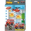 Hama Midi Perlesett 2000 perler - Brannbil