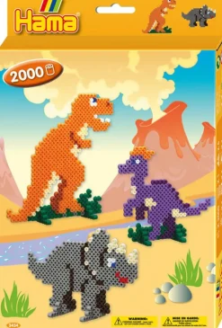 Hama Midi Perlesett 2000 Perler - Dinosaurer