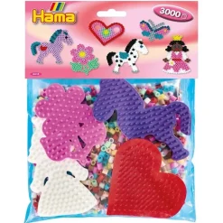 Hama Midi Perlesett 3000 perler - Prinsesse
