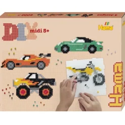 Hama Midi Perlesett m/ 4000 perler - Kjøretøy