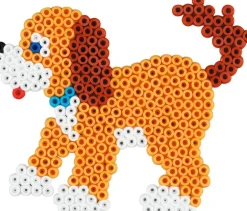 Hama Midi Perlesett m/ 2000 perler og perlebrett - Hund og Katt