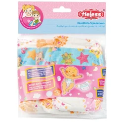 Heless Babydukke Utstyr 3-Pakning Bleier 28-35cm