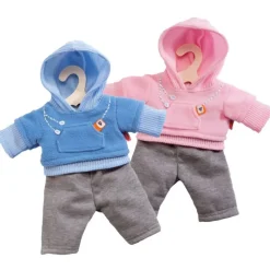 Heless Dukkeklar 28-35 cm - Joggedress i 2 deler (assortert)