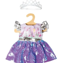 Heless Dukkeklær 28-35 cm - Enhjørningkjole m/ paljetter