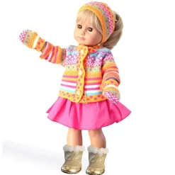 Heless Dukkeklær 35-45 cm - "jolly" Strikkegenser og skjørt