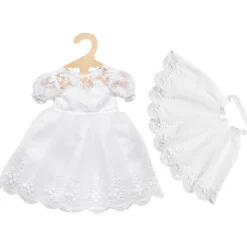 Heless Dukkeklær 28-35 cm - "Sissi" Brudekjole med slør