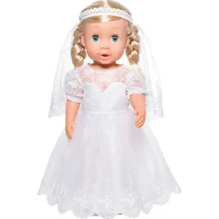 Heless Dukkeklær 28-35 cm - "Sissi" Brudekjole med slør