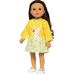 Heless Dukkeklær 35-45cm - "Bunny Lou" Tunika