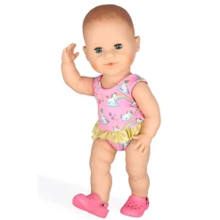 Heless Dukkeklær 35-45cm - Enhjørning Badetrakt