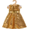 Heless Dukkeklær 35-45cm - Glamorøs Kjole i Gull