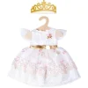 Heless Dukkeklær 28-35cm - Prinsessekjole m/ tiara