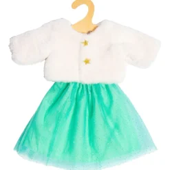 Heless Dukkeklær 35-45cm - "Yuki" Plysj-Jakke m/ tyllskjørt