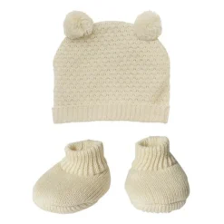 Heless Organic Cotton Dukkeklær 35-45cm - Strikkelue/Sko