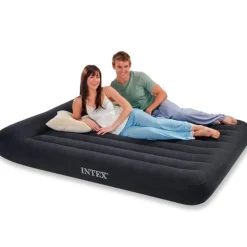 Intex Airbed Dura-Beam Queen size med putestøtte 152x203x25 cm