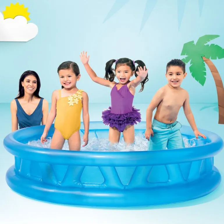 Intex Barnebasseng m/ myke vegger 188x46cm fra 3 år