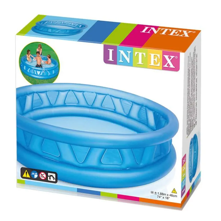 Intex Barnebasseng m/ myke vegger 188x46cm fra 3 år