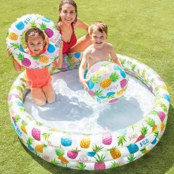 Intex Barnebasseng med badering og badeball 132x28 cm fra 2 år