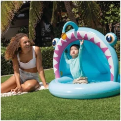 Intex "Marulker Fisk" Oppblåsbart Babybasseng 127x102cm fra 1 år