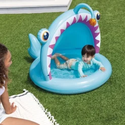 Intex "Marulker Fisk" Oppblåsbart Babybasseng 127x102cm fra 1 år