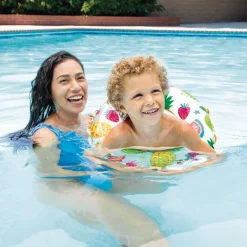 Intex Oppblåsbar Badering 51cm fra 3 år - Frukt og Blader