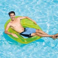 Intex Oppblåsbar Lenestol Candy Mesh Grønn fra 14 år