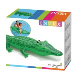 Intex Oppblåsbar Ride-On Alligator 168x86cm fra 3 år