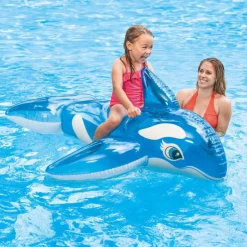 Intex Oppblåsbar Ride-On Hval 152x114cm fra 3 år