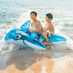 Intex Oppblåsbar Ride-On Hval 152x114cm fra 3 år