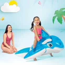 Intex Oppblåsbar Ride-On Hval 152x114cm fra 3 år