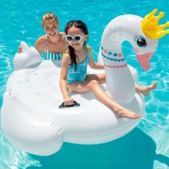 Intex Oppblåsbar Ride-On Majestetisk Svane 142x137x99cm fra 3 år