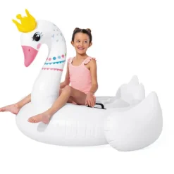 Intex Oppblåsbar Ride-On Majestetisk Svane 142x137x99cm fra 3 år
