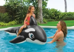 Intex Oppblåsbar Ride-On Spekkhogger 193x119cm fra 3 år