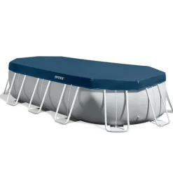 Intex Prism Frame Ovalt Rammebasseng 503x274x122cm med filterpumpe