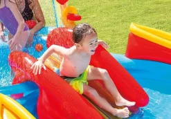 Intex Rainbow Ring Oppblåsbart Bade- og Aktivitetssenter 297x193x135cm fra 3 år