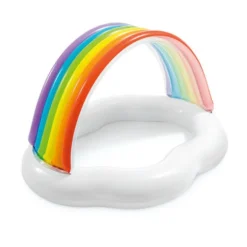 Intex Regnbue Babybasseng 142x119x84 cm fra 1 år