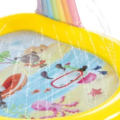 Intex Regnbue barnebasseng med vannsprut 147x130x86 cm fra 2 år