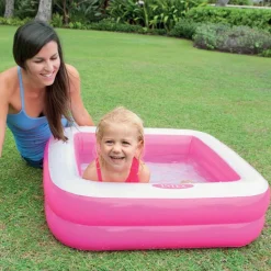 Intex Rosa Barnebasseng 86x86x25 cm fra 1 år