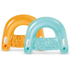 Intex Sit 'N Float Lounge Bademadrass 152x99cm - Oransje