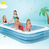 Intex Swim Center Oppblåsbart badebasseng 305x183x56 cm fra 6 år