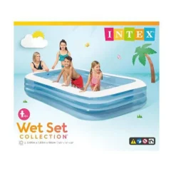 Intex Swim Center Oppblåsbart badebasseng 305x183x56 cm fra 6 år