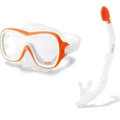 Intex Wave Rider Dykkermaske m/ Snorkel - Oransje