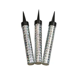 Isfakler 3stk 9,5cm - Sølv