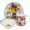Keramikk Frokostsett 3 Deler - Paw Patrol