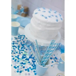 Konfetti - Blå og Sølv