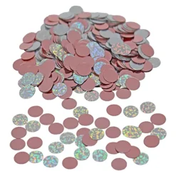 Konfetti - Rosa og Sølv