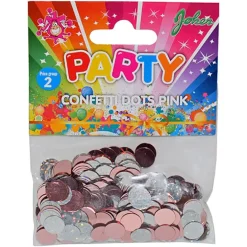 Konfetti - Rosa og Sølv