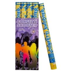 Konfettikanon 60cm - Gul/Blå